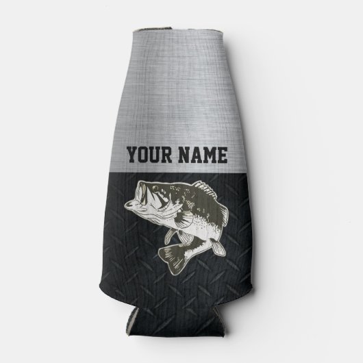 Largemouth Bass Mannen Flesjeskoeler (Voorkant)