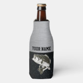 Largemouth Bass Mannen Flesjeskoeler (Fles Voorkant)