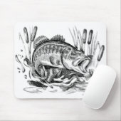 Largemouth Bass Muismat (Met muis)