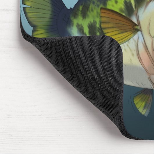 LargeMouth Bass Muismat (Hoek)