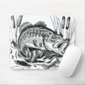 Largemouth Bass Muismat (Met muis)