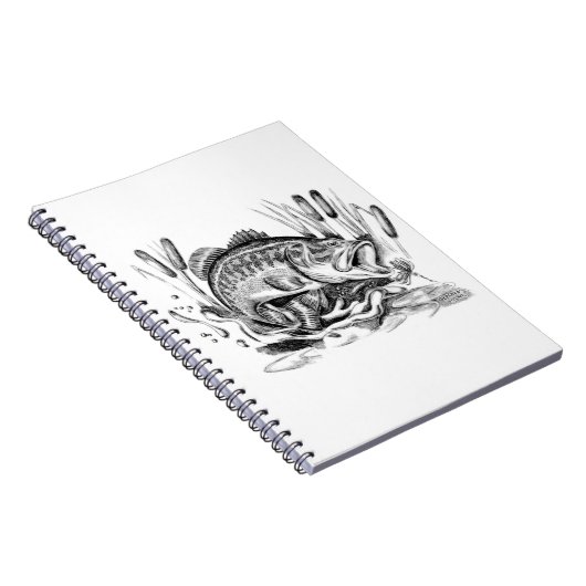 Largemouth Bass Notitieboek (Rechterzijde)