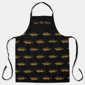 Largemouth Bass Pattern Your Text Here Fish Schort (Voorkant)