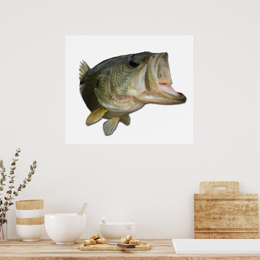 Largemouth Bass Poster (Keuken)