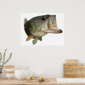 Largemouth Bass Poster (Keuken)