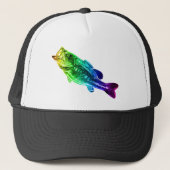 LARGEMOUTH BASS Rainbow Trucker Pet (Voorkant)