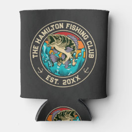 Largemouth Bass Retro Sunset Gevist Club Blikjeskoeler