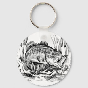 Largemouth bass sleutelhanger
