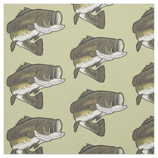 Largemouth Bass Stof (Swatch)