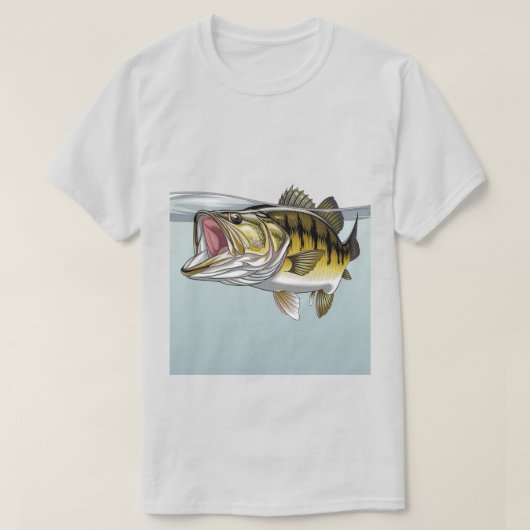 Largemouth bass t-shirt (Design voorkant)