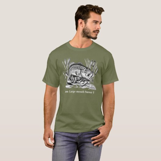 Largemouth Bass T-shirt (Voorkant volledig)