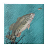 LARGEMOUTH BASS TEGELTJE (Voorkant)