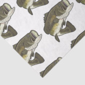 Largemouth Bass Tissuepapier (Detail)