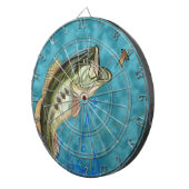 Largemouth Bass Vist Dart Board Dartbord (Voorkant Rechts)