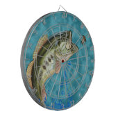 Largemouth Bass Vist Dart Board Dartbord (Voorkant Links)
