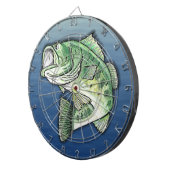 Largemouth Bass Vist Dartbord (Voorkant Rechts)