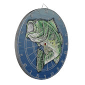 Largemouth Bass Vist Dartbord (Voorkant Links)