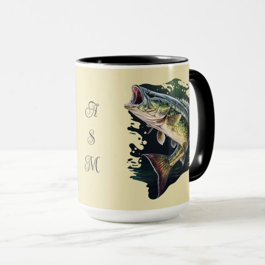 Largemouth Bass Vist Mok (Voorkant rechts)