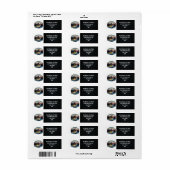 Largemouth Bass Vist Return Address Labels (Full Sheet)