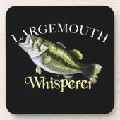 Largemouth Bass Whisperer Bier Onderzetter (Voorkant)