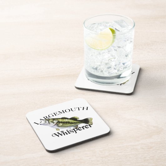 Largemouth Bass Whisperer Bier Onderzetter (Rechterzijde)