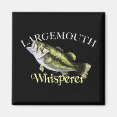 Largemouth Bass Whisperer Magneet (Voorkant)