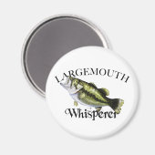 Largemouth Bass Whisperer Magneet (Voorkant / Achterkant)