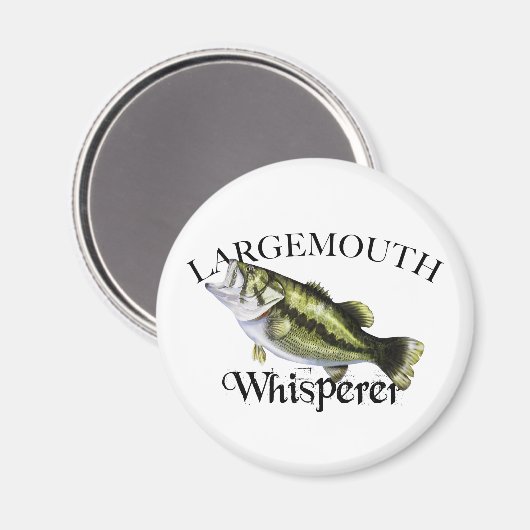 Largemouth Bass Whisperer Magneet (Voorkant / Achterkant)