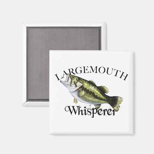 Largemouth Bass Whisperer Magneet (Voorkant / Achterkant)