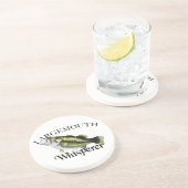 Largemouth Bass Whisperer Zandsteen Onderzetter (Zijkant)