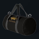 Largemouth Bass Your Text Here Fish Plunjezak<br><div class="desc">A largemouth bass is on a black background. A line of text is under the fish. You can edit the text to show a custom message.</div>