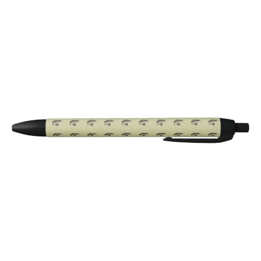 Largemouth Bass Zwarte Inkt Pen (Bodem)
