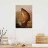  largemouth Brown Bass Fish, Sport Vist Poster (Keuken)