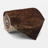  largemouth Brown Bass Fish, Sport Vist Stropdas (Opgerold)