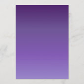 Larger Menu Card - Purple Mauve Flowers & White (Achterkant)