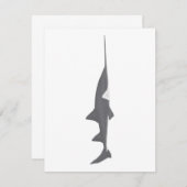 Largetandvis Notitiekaartje (Voorkant / Achterkant)