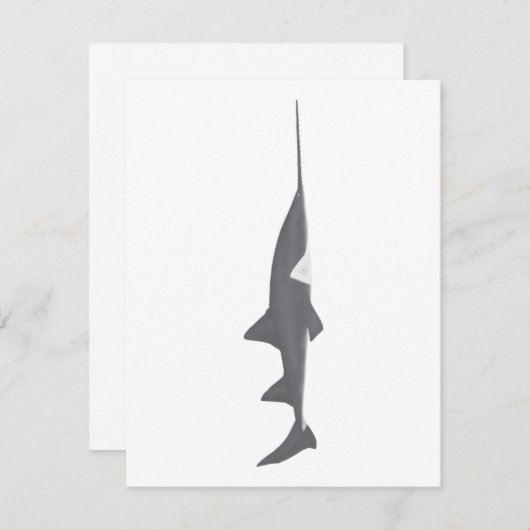 Largetandvis Notitiekaartje (Voorkant / Achterkant)