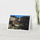 Largo di Torre Argentina Scene, Rome, Italië Kaart (Voorkant)