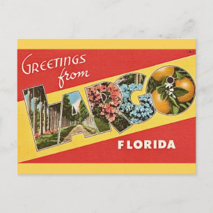 Largo Florida Ansichtkaart Briefkaart