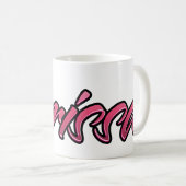 Larissa faded pink Tasse Teetasse Kaffeetasse Koffiemok (Voorkant rechts)