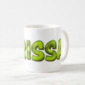 Larissa Name Kiwi Style Tasse Teetasse Kaffeetasse Koffiemok (Voorkant rechts)