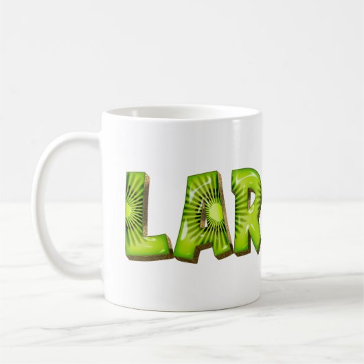 Larissa Name Kiwi Style Tasse Teetasse Kaffeetasse Koffiemok (Links)