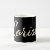 Larissa white gold Handwriting Tasse Kaffeetasse Koffiemok (Center)