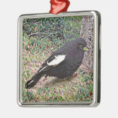 Lark Bunting (Colorado) Metalen Ornament (Links)