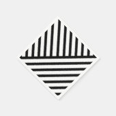 Lark gestreepte cocktail servet (Hoek)