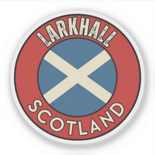 Larkhall, Schotland Sticker (Voorkant)