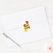Larki Walay | Desi bruiloft speels feest Ronde Sticker (Envelop)
