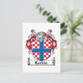 Larkin Family Crest Briefkaart (Staand voorkant)