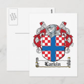 Larkin Family Crest Briefkaart (Voorkant / Achterkant)