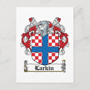 Larkin Family Crest Briefkaart